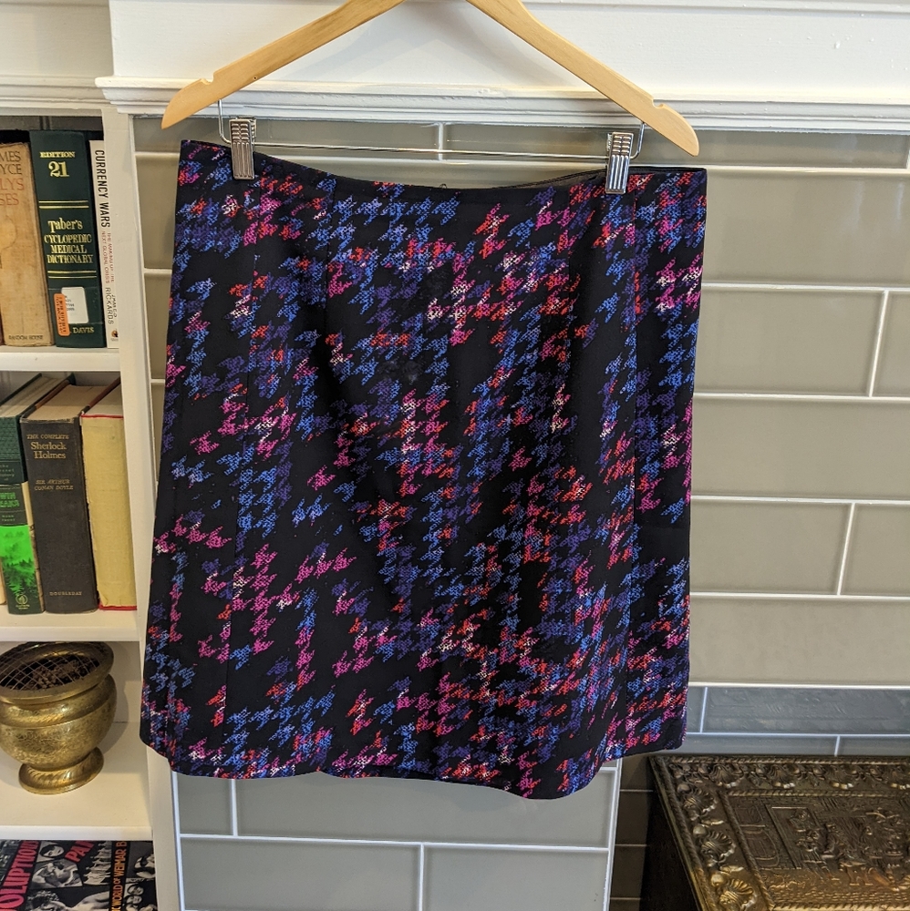 Multicolored Ellen Tracy pencil skirt